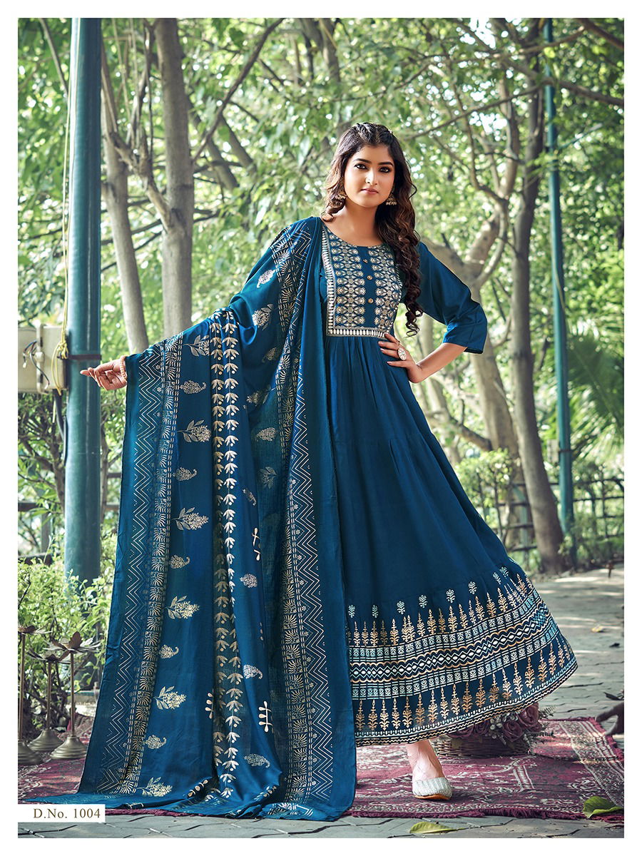 Rare Lily Avantika Vol 1 Heavy Printed Kurti With Dupatta Catalog
